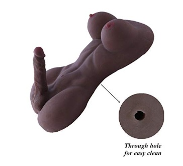Cleaning a Shemale Sex Doll