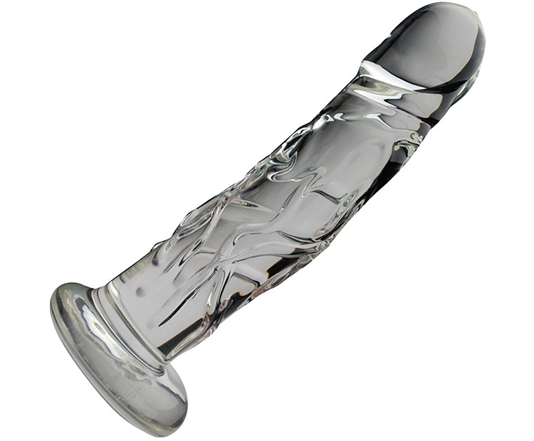 Anushka Sex large glass dildo