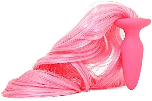 master series pink pig tail butt plug