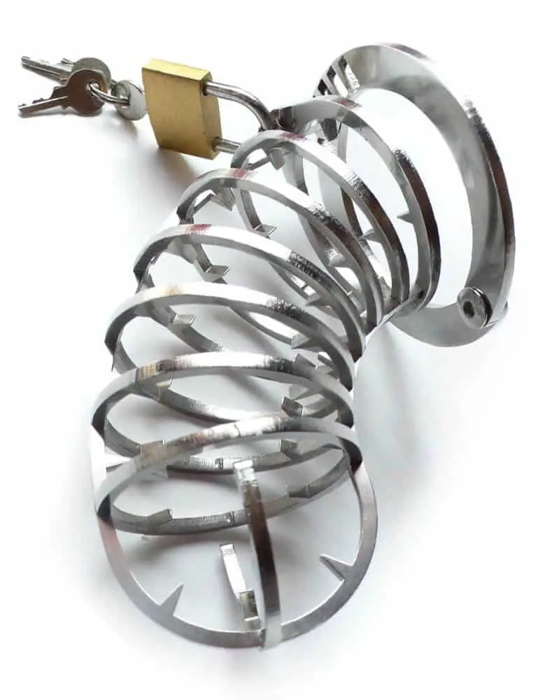 Spiked Male Chastity Cage