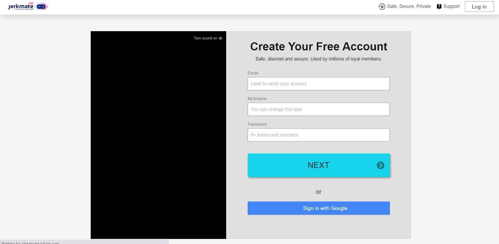 free account create